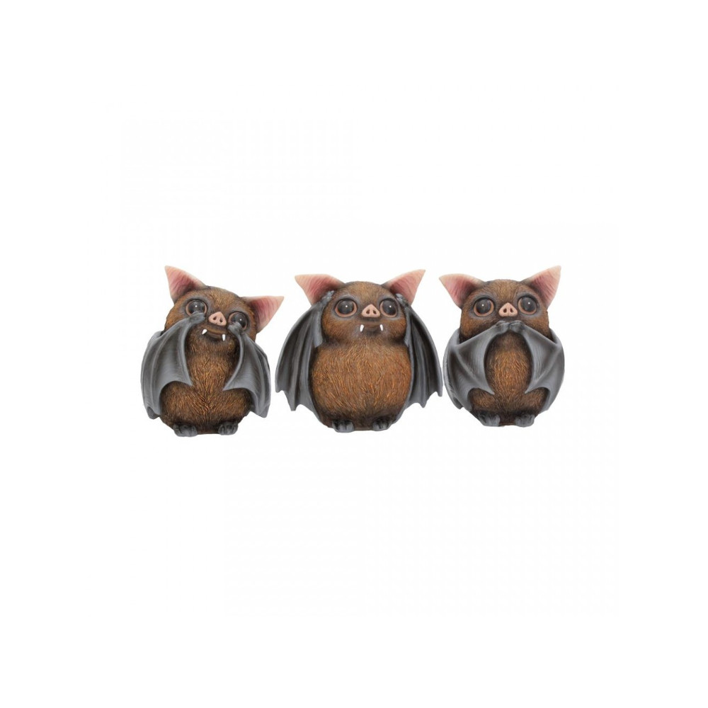 Nemesis Now - Three Wise Bats Dekorative Figuren - Braun